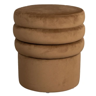 Dutchbone Sittepuff Rund <strong>Aditi</strong>  Brun