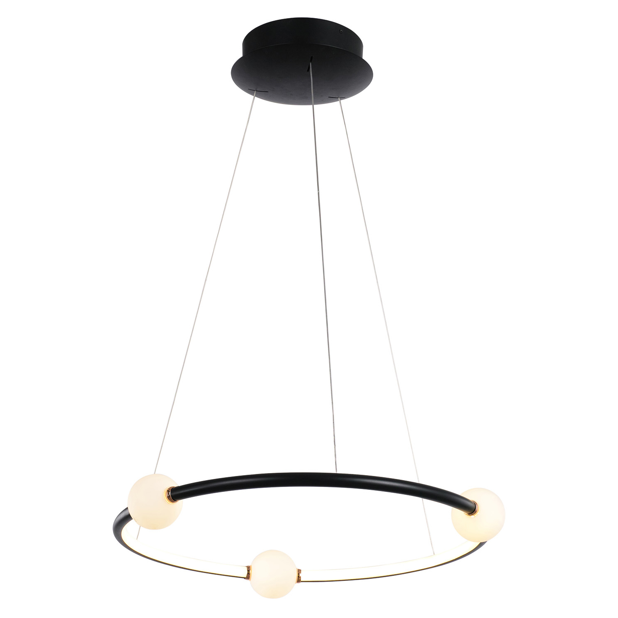 Hengelampe Belano Svart Matt Ø 64 cm
