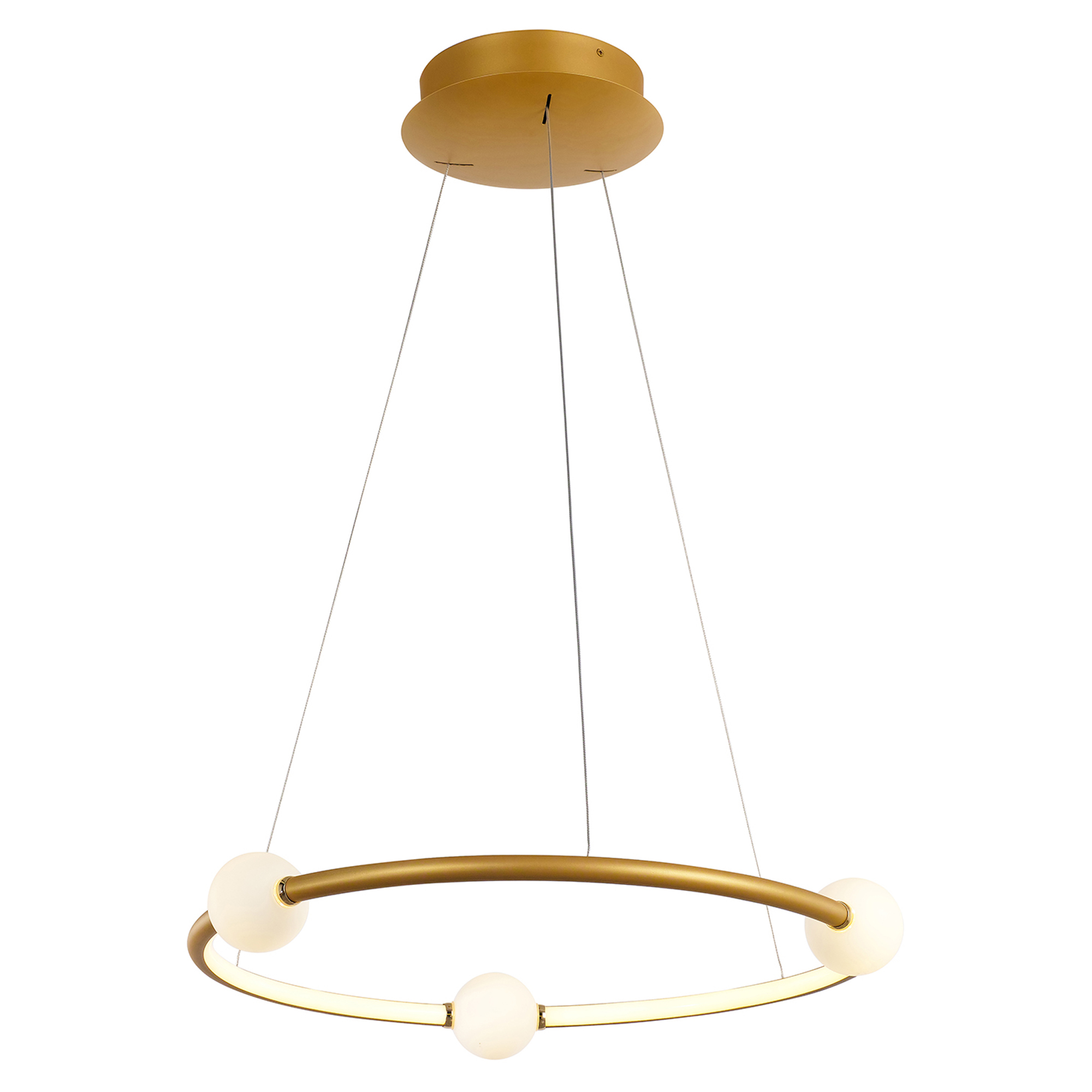 Hengelampe Belano Gull Matt Ø 64 cm