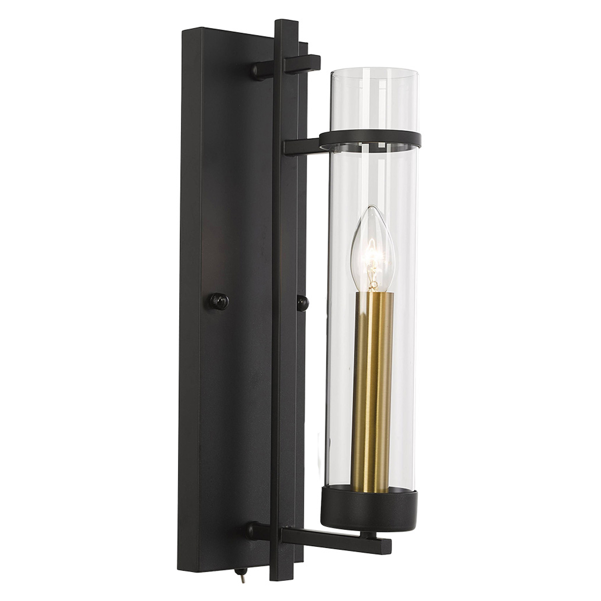 Vegglampe Aspira Svart Matt
