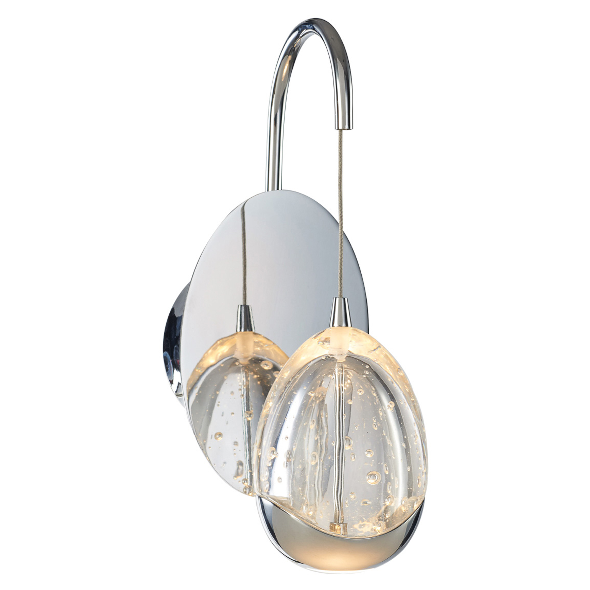 Vegglampe Huletta Krom Blank