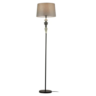 Gulvlampe <strong>Nerova</strong>  Grå, Svart Matt