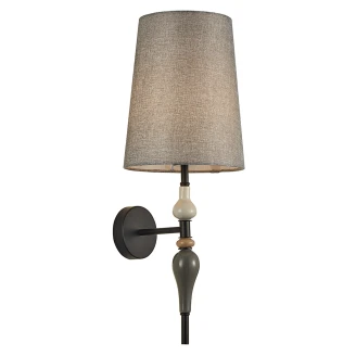 Vegglampe <strong>Nerova</strong>  Grå, Svart Matt