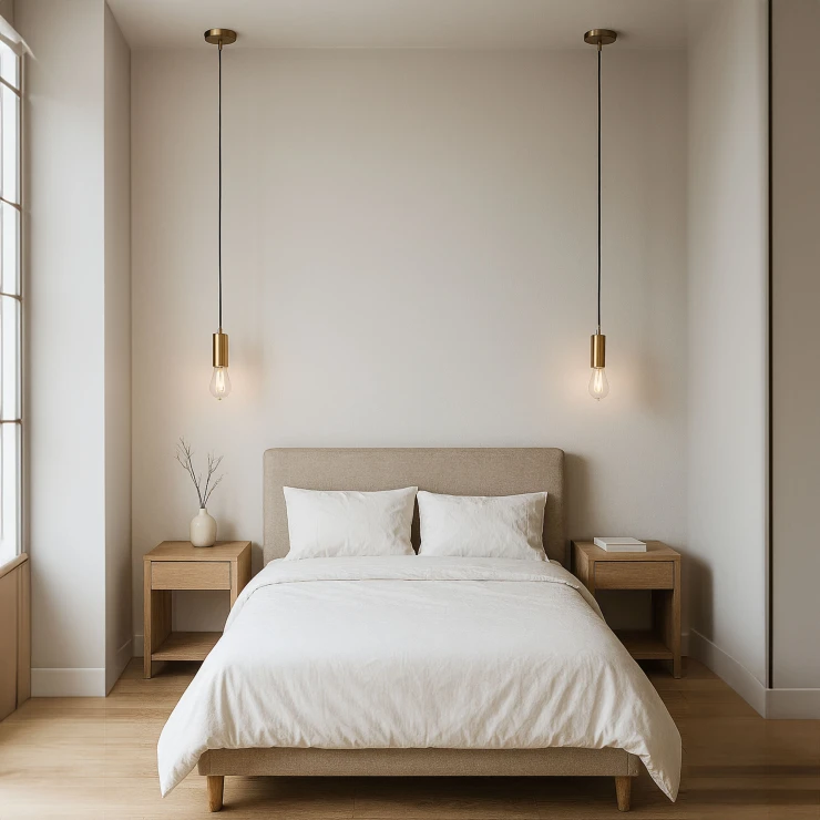 Hengelampe Modera Bronse Matt