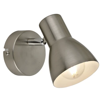 Vegglampe <strong>Ravino</strong>  Satin Nikkel Matt