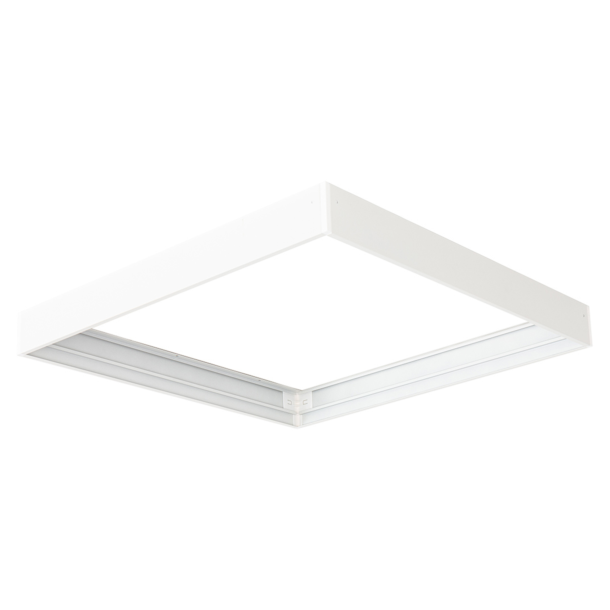 Rammer til LED-panel Merano Hvit Matt 60x60 cm