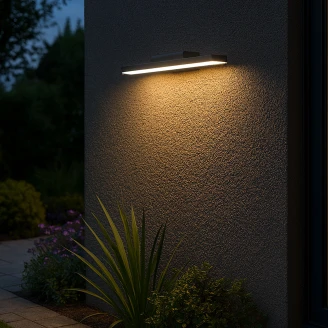 Vegglampe <strong>Marelo</strong>  4000 K Grå Matt