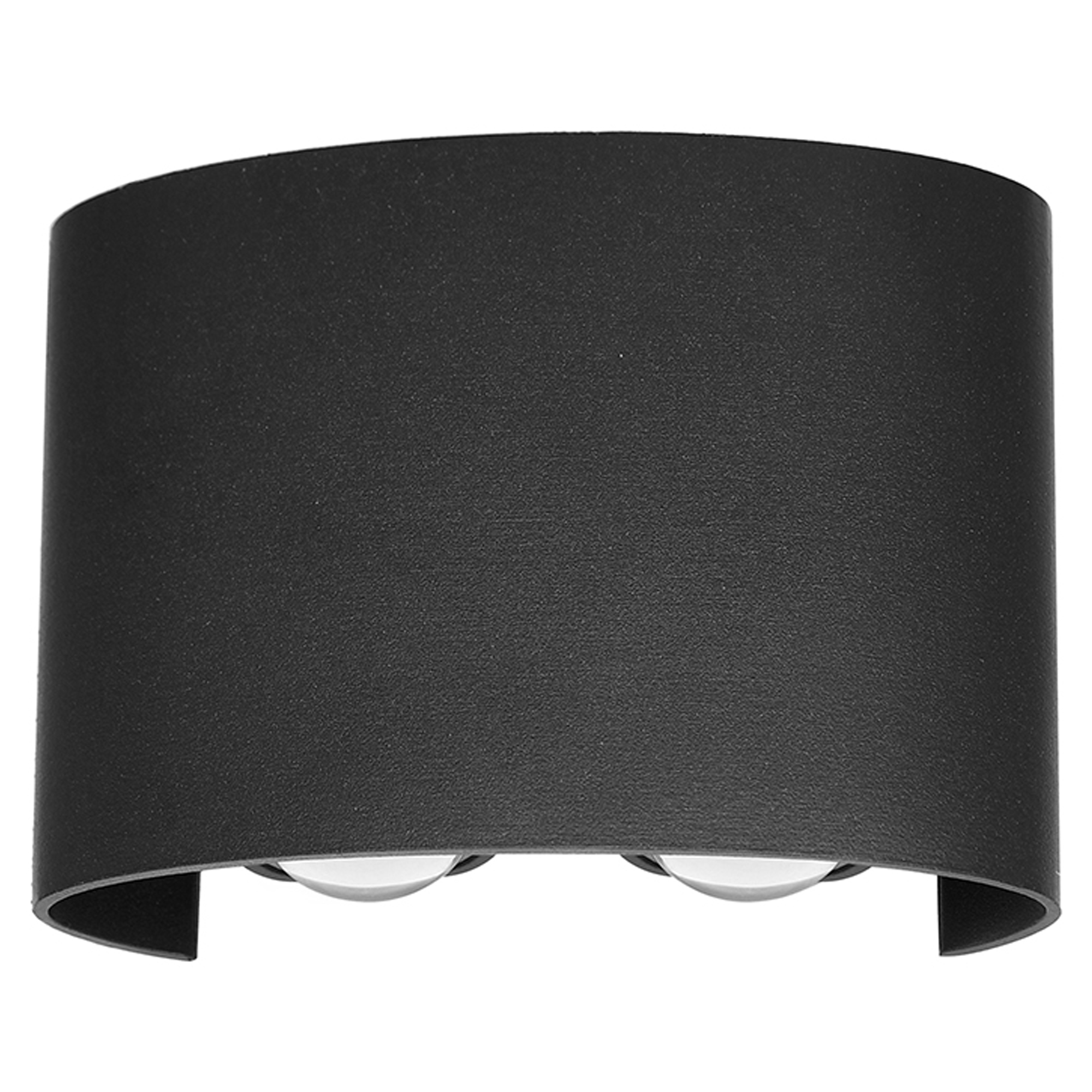 Vegglampe Ortano Duo Svart Matt