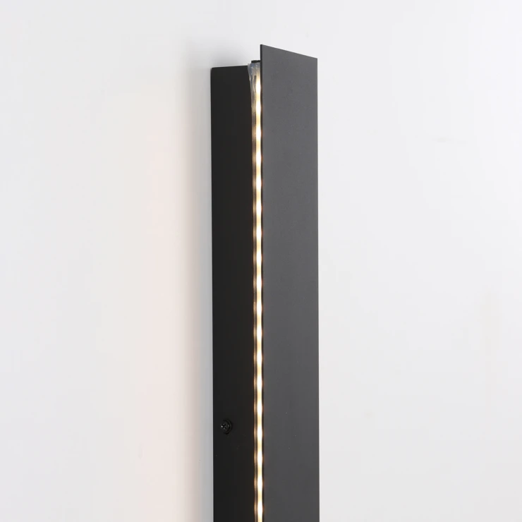 Vegglampe Mutria 4000 K Svart Matt 30 cm