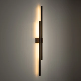 Vegglampe <strong>Vertikal</strong>  Duo Valnøtt Matt
