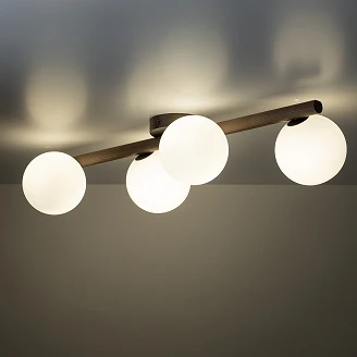 Taklampe Goya Valnøtt Matt 65 cm