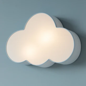 Vegg-/Taklampe <strong>Moln</strong>  Blå Matt 63 cm