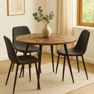 Spisebord <strong>Islen</strong>  Brun Ø 110 cm