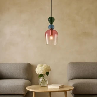 Nova Luce Hengende Lampe <strong>Murano Delta</strong>  Rosa M