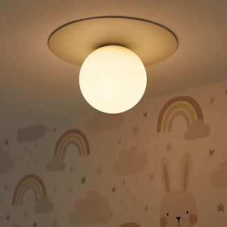 Vegg-/Taklampe <strong>Dorian</strong>  Beige Matt