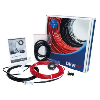 Gulvvarmepakke DEVIcomfort™ 10T - 10 W/m, 58 m + Termostat DEVIreg™ Touch