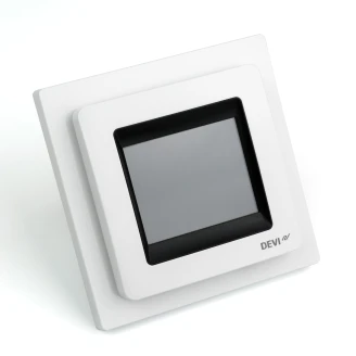 Termostat DEVIreg™ Touch Polar White - Berøringsskjerm, Rom- Og Gulvføler