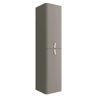 Høyskap <strong>Avrel</strong>  Taupe Matt med Håndtaken Krom