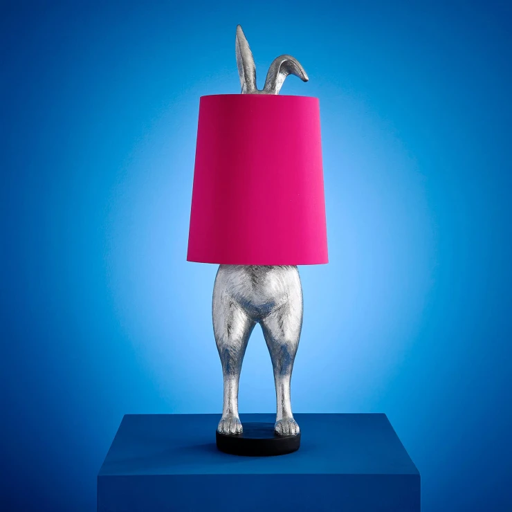 Werner Voss Gulvlampe Hiding Rabbit® Rosa, Sølv