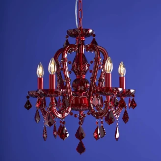 Werner Voss Hengende Lampe <strong>Aurora Delta</strong>  Rød Blank