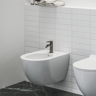 Ravak Bidébatteri Eleganta Grå Matt