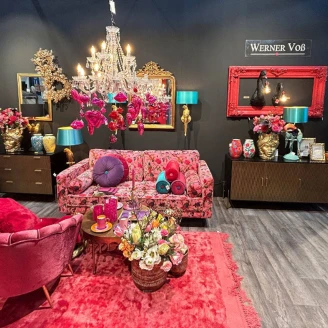 Werner Voss Sofa Paradise Rosa Matt