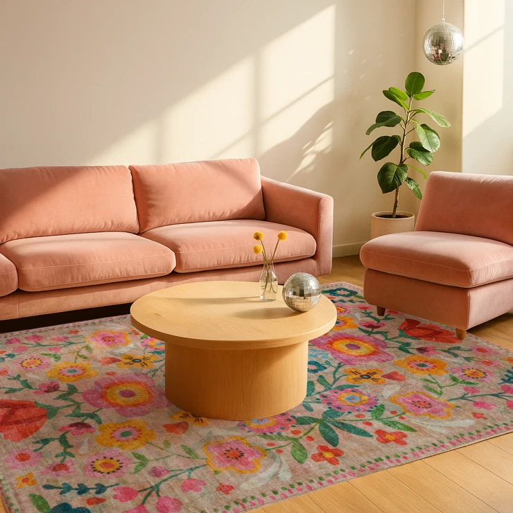 Werner Voss Teppe Fiore Flerfarget