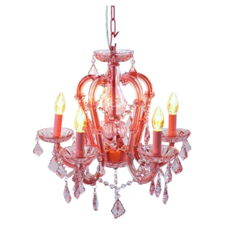 Werner Voss Hengende Lampe <strong>Aurora Delta</strong>  Rosa Blank