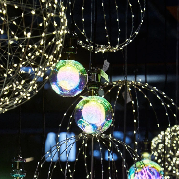 Werner Voss Lyspære E27 LED Ball S Skimrende