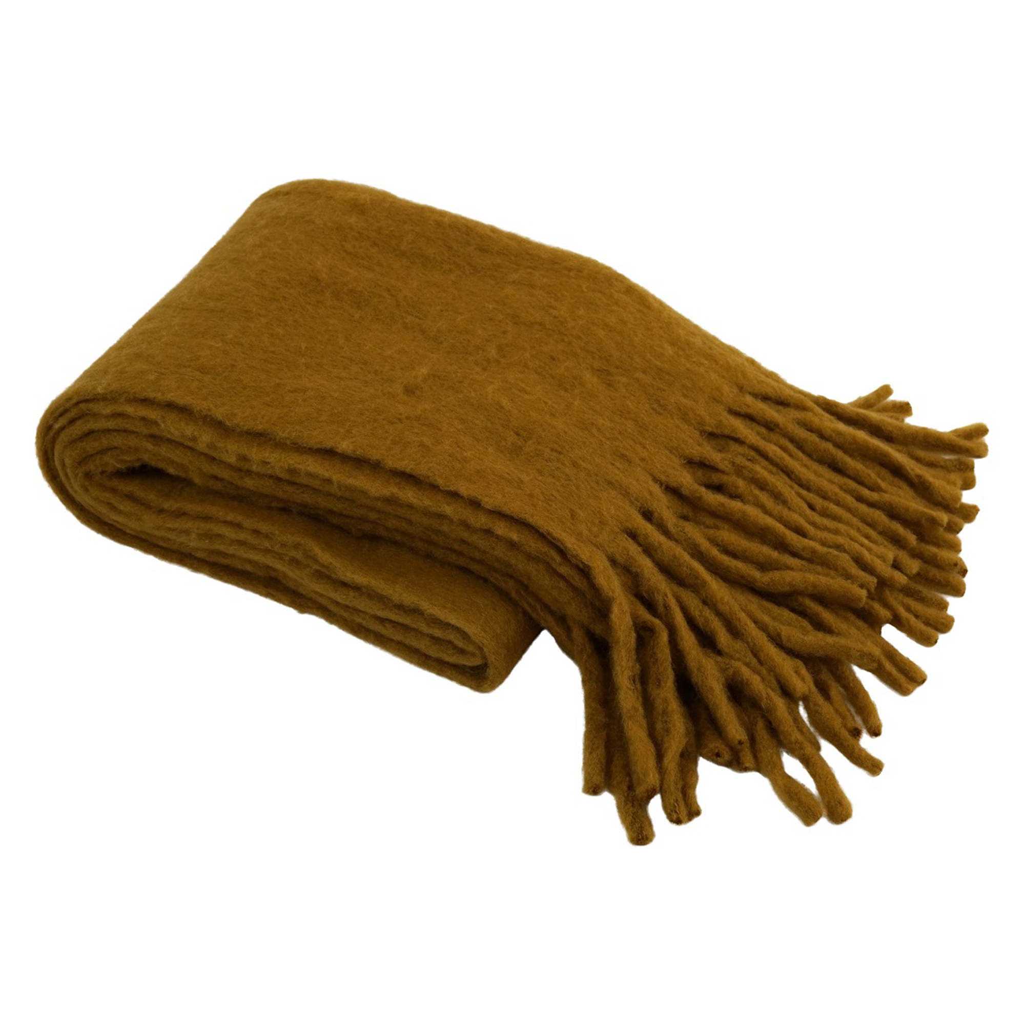 Werner Voss Pledd Mohair Brun