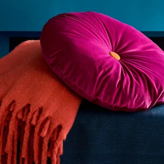 Werner Voss Pledd Mohair Oransje