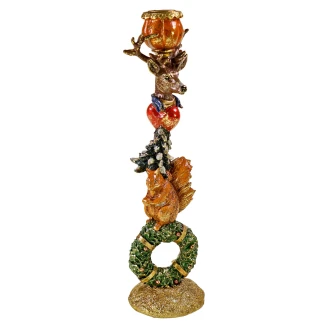Werner Voss Lysestaker <strong>Squirrel on Wreath</strong>  Flerfarget