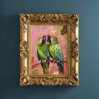 Werner Voss Bilde <strong>Parrots</strong>  Flerfarget