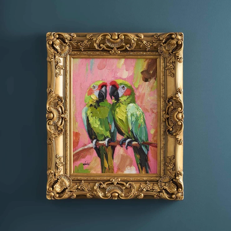 Werner Voss Bilde Parrots Flerfarget