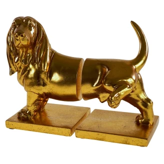 Werner Voss Bokstøtte <strong>Dachshund</strong>  Gull