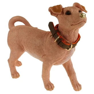 Werner Voss Dekorasjonsfigur <strong>Dog Charlie</strong>  Rosa