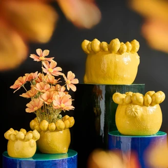 Werner Voss Blomsterpotte <strong>Lemon</strong>  Gul