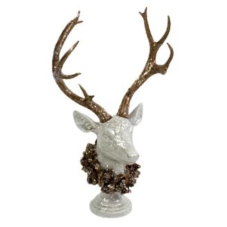 Werner Voss Dekorasjonsfigur <strong>Bust w. Laurel</strong>  Hvit, Brun
