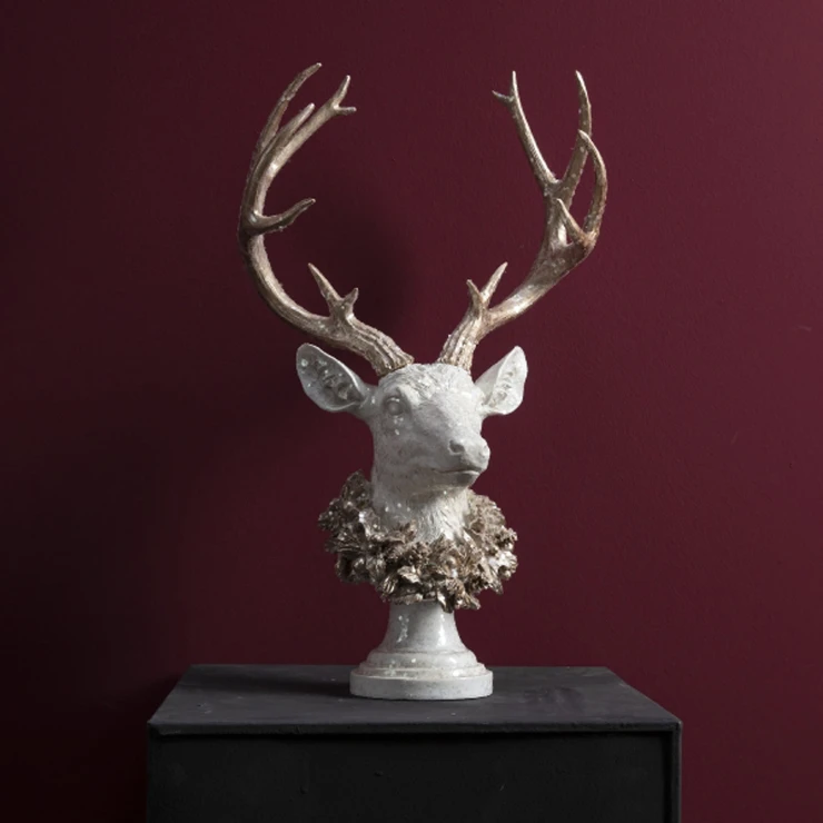 Werner Voss Dekorasjonsfigur Bust w. Laurel Hvit, Brun