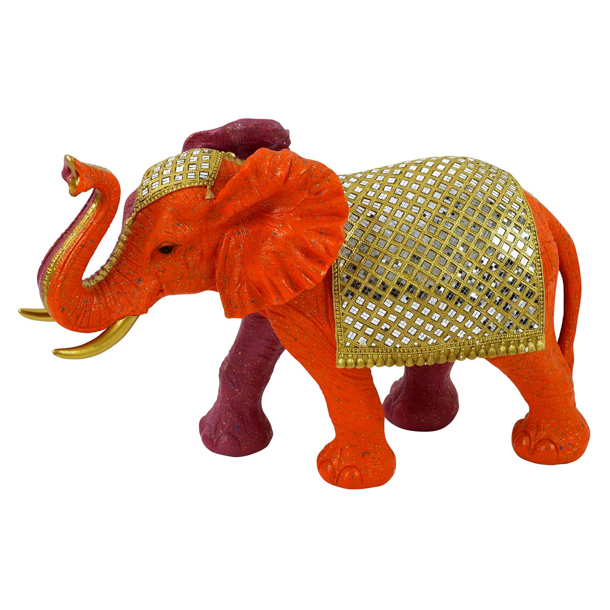 Werner Voss Dekorasjonsfigur Elephant Oransje, Rosa