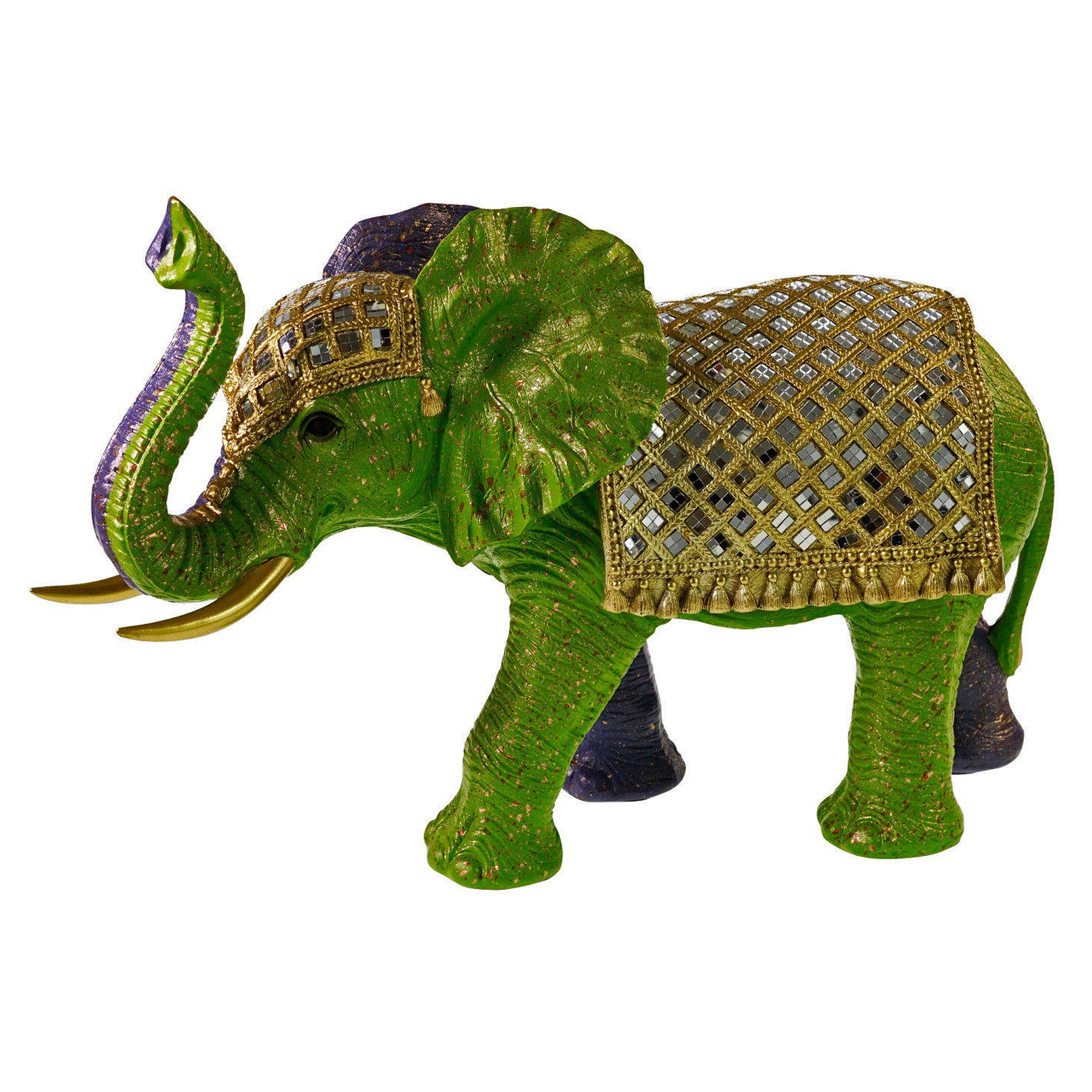Werner Voss Dekorasjonsfigur Elephant Grønn, Lilla