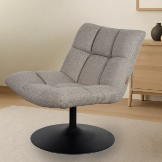 Dutchbone Loungestol <strong>Bar</strong>  Lysgrå