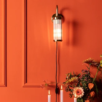Bold Monkey Vegglampe <strong>Angel on Fire</strong>  Gull, Klar Blank