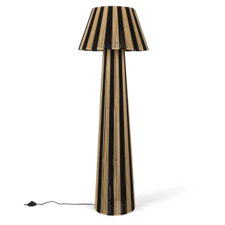 Bold Monkey Gulvlampe <strong>Stripe it up</strong>  Svart, Beige