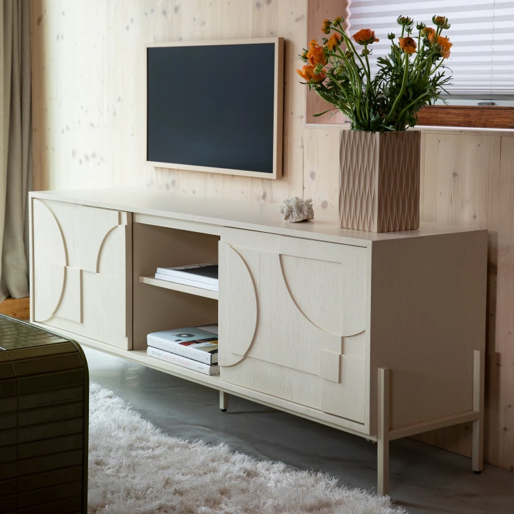 Zuiver Skjenk Faces Beige