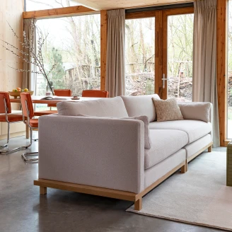 Zuiver Sofa 4,5-seter <strong>Blossom Ny</strong>  Beige, Eik