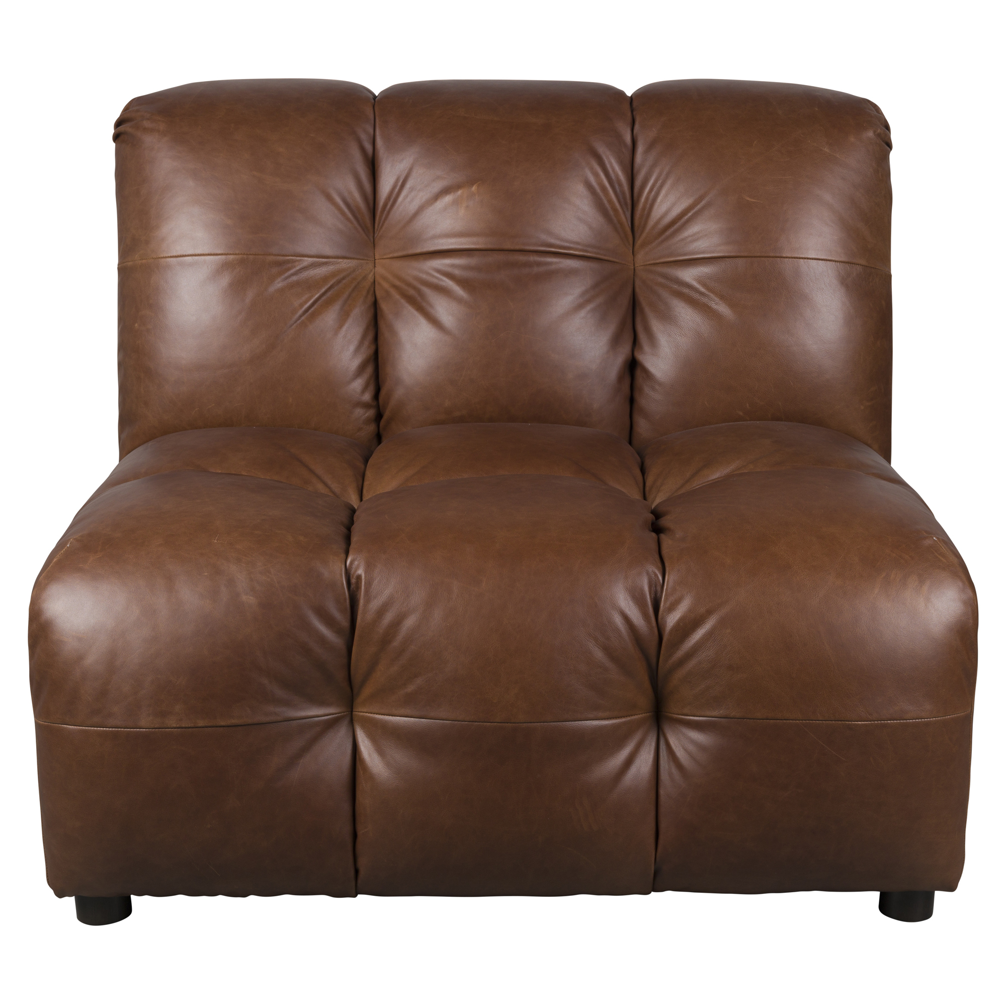 Dutchbone Sofa Modul Hackman Mørkbrun Lær