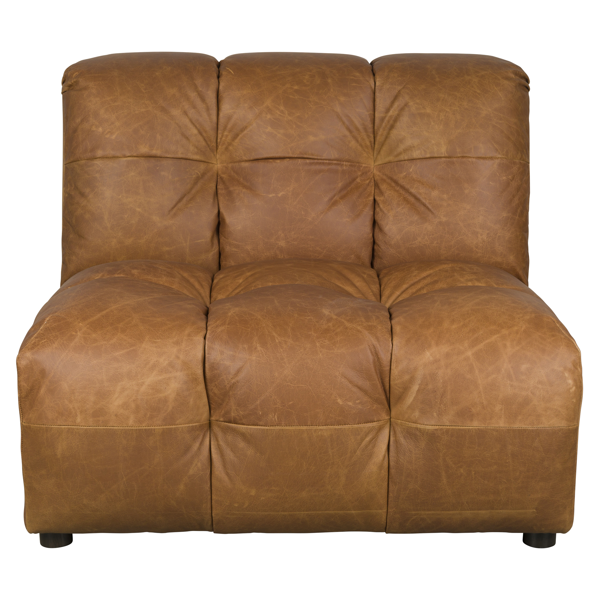 Dutchbone Sofa Modul Hackman Lysbrun Lær