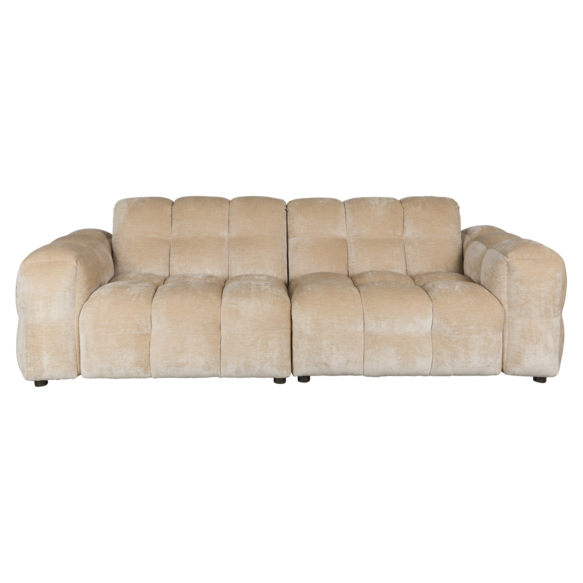 Dutchbone Sofa 3-seter Hackman Beige Fløyel