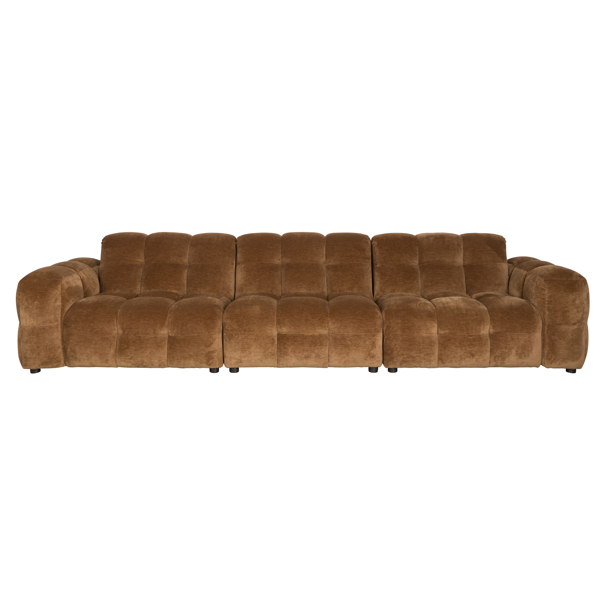 Dutchbone Sofa 4,5-seter Hackman Lysbrun Fløyel